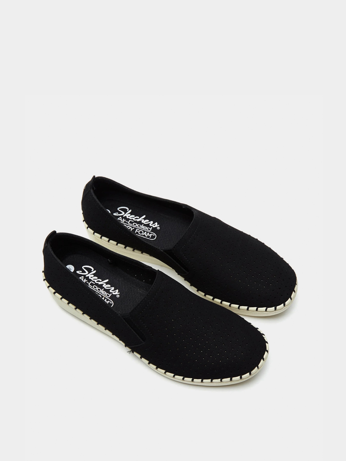 Слипоны Skechers модель 100159 BKW Слипоны Skechers модель 100159 BKW Фото