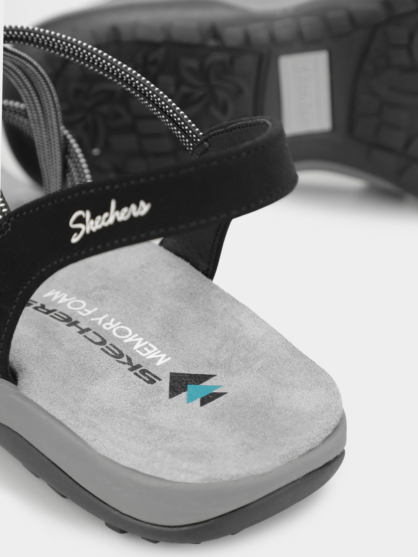 Сандалии Skechers Reggae Slim - Turn It Up модель 163117 BLK Фото