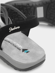 Сандалии Skechers Reggae Slim - Turn It Up модель 163117 BLK Фото