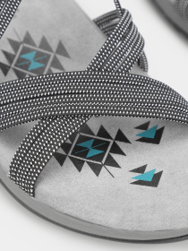 Сандалии Skechers Reggae Slim - Turn It Up модель 163117 BLK Фото