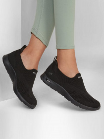 Слипоны Skechers Arch Fit Refine - Don't Go модель 104164 BBK Фото