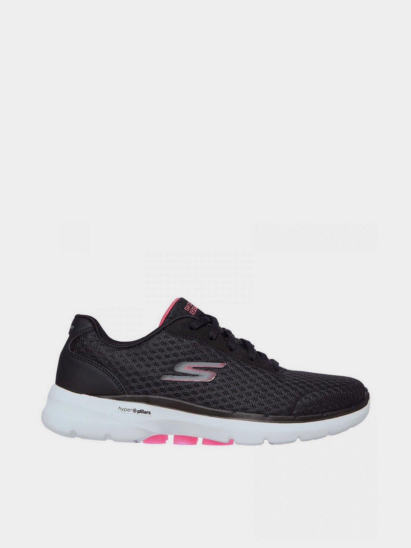 Кроссовки для спорта Skechers GO WALK 6 - Iconic Vision модель 124514 BKHP Фото