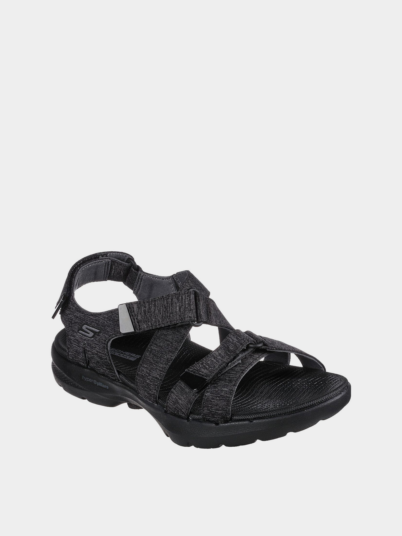 Сандалии Skechers GO WALK 6 Sandal – Limitless модель 140650 BKGY Фото