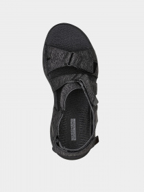Сандалии Skechers GO WALK 6 Sandal – Limitless модель 140650 BKGY Фото
