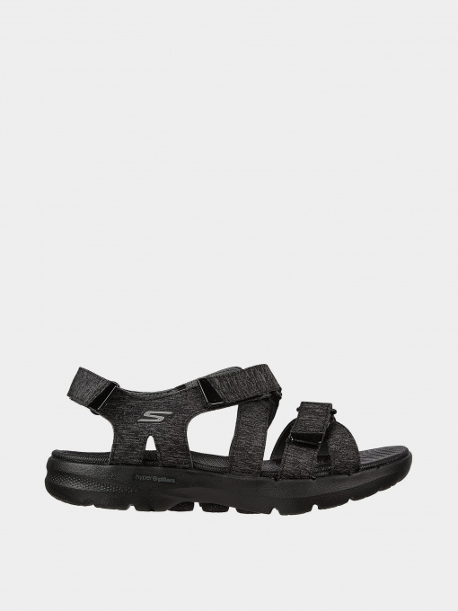 Сандалии Skechers GO WALK 6 Sandal – Limitless модель 140650 BKGY Фото