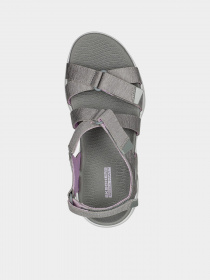 Сандалии Skechers GO WALK 6 Sandal – Limitless модель 140650 GRY Фото