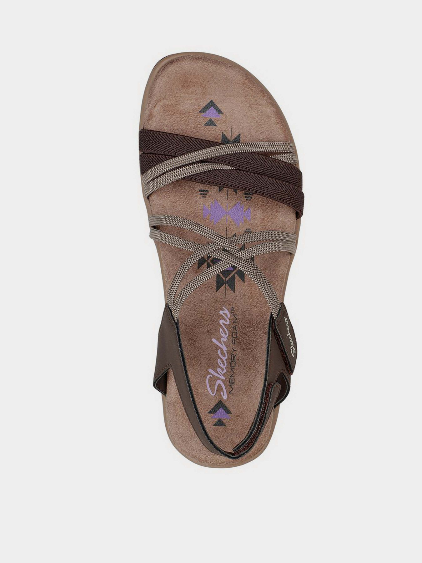 Сандалии Skechers Reggae Slim - Takes Two модель 163112 CHOC Фото