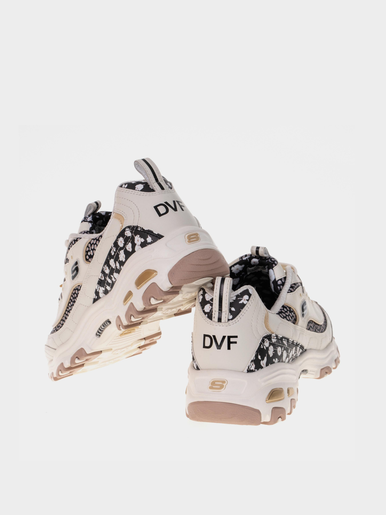 Кроссовки повседневные Skechers DVF: D'Lites - Floral Breeze модель 149678 NTBK Фото