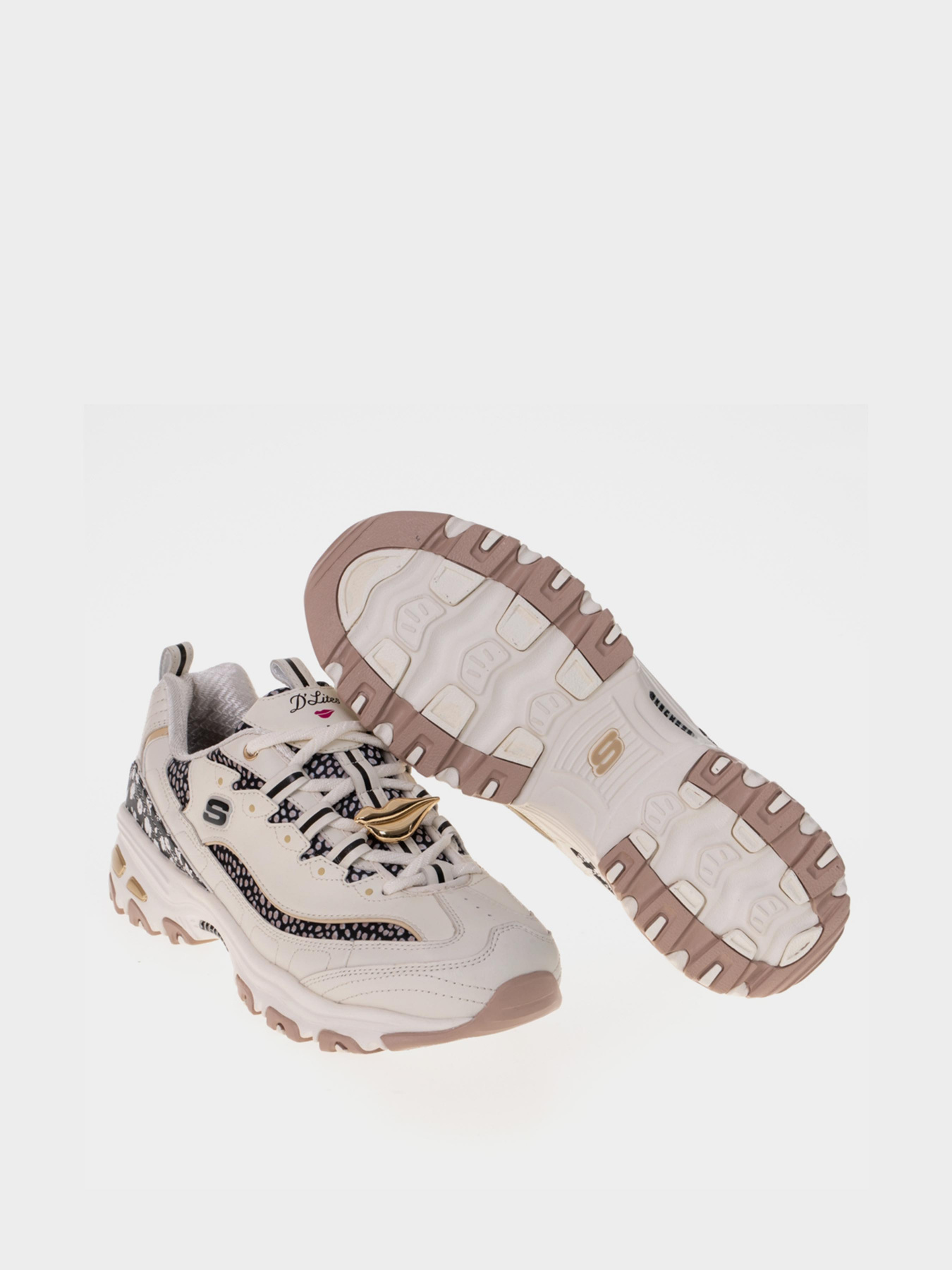 Кроссовки повседневные Skechers DVF: D'Lites - Floral Breeze модель 149678 NTBK Фото