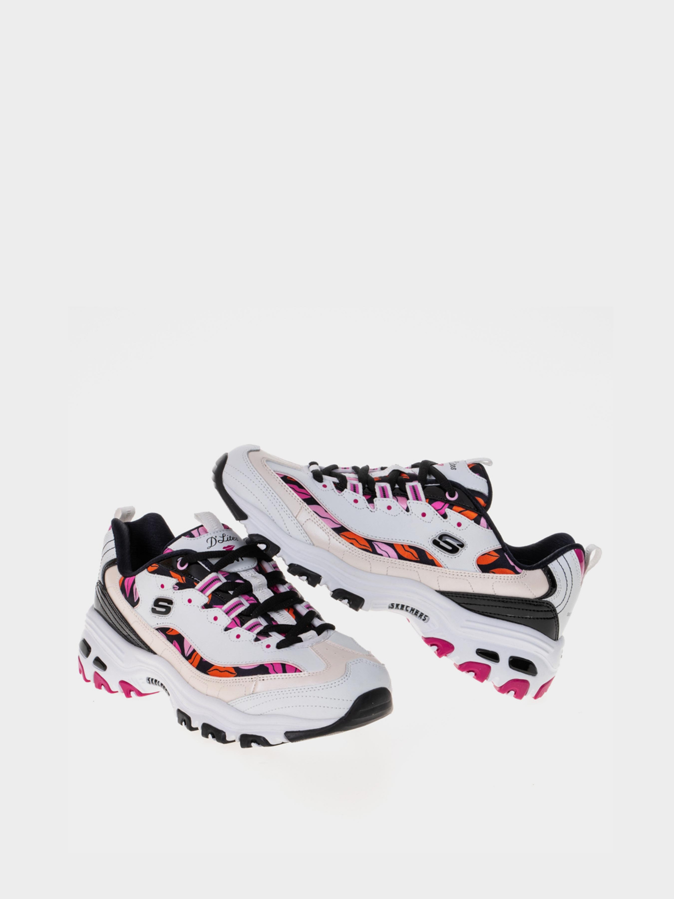 Кроссовки Skechers DVF: D'Lites - Red Slip модель 149679 WBPK Фото