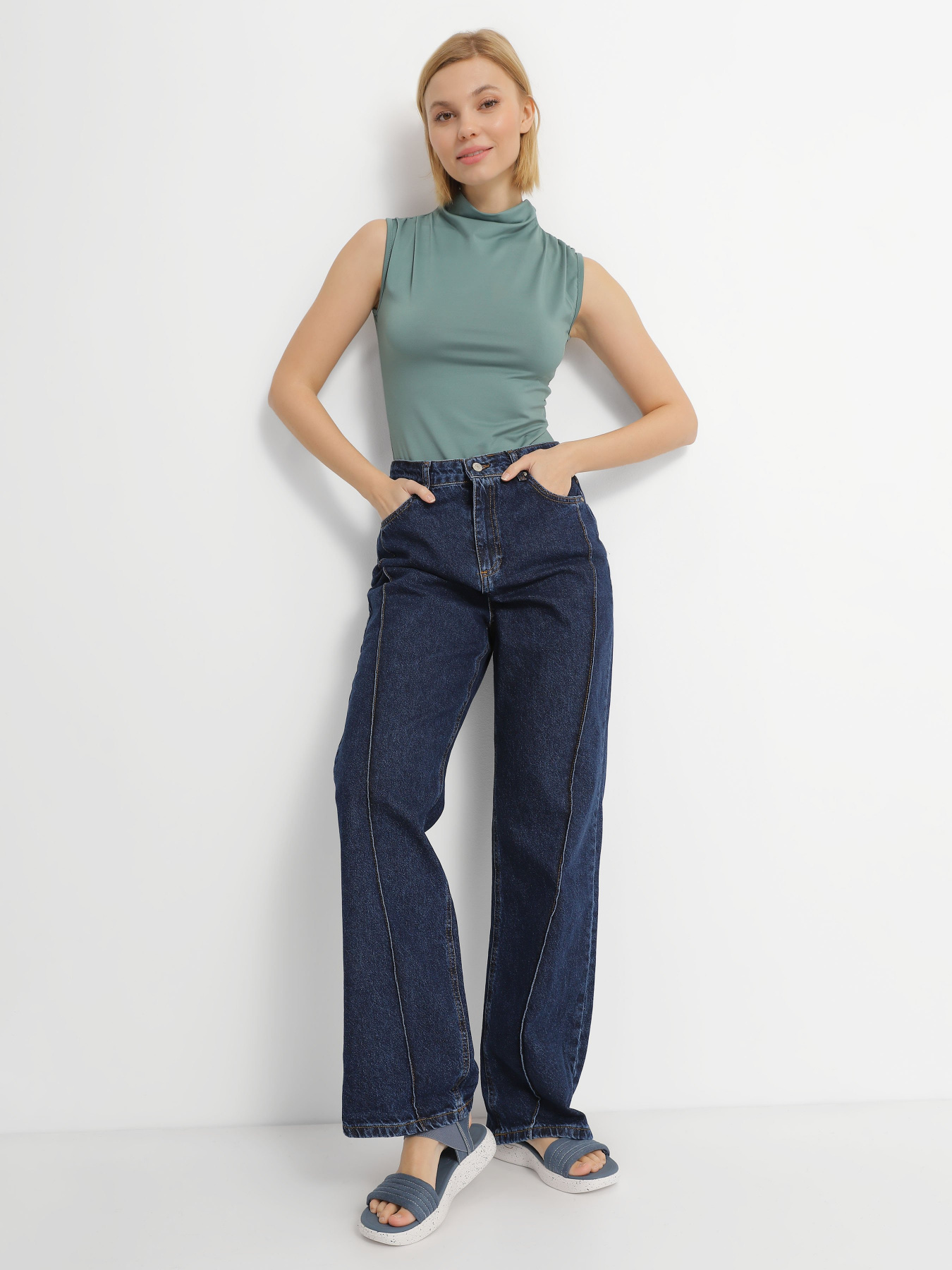 Сандалии Skechers BOBS Summer Skipper – Optical Chill модель 114404 NVY Фото