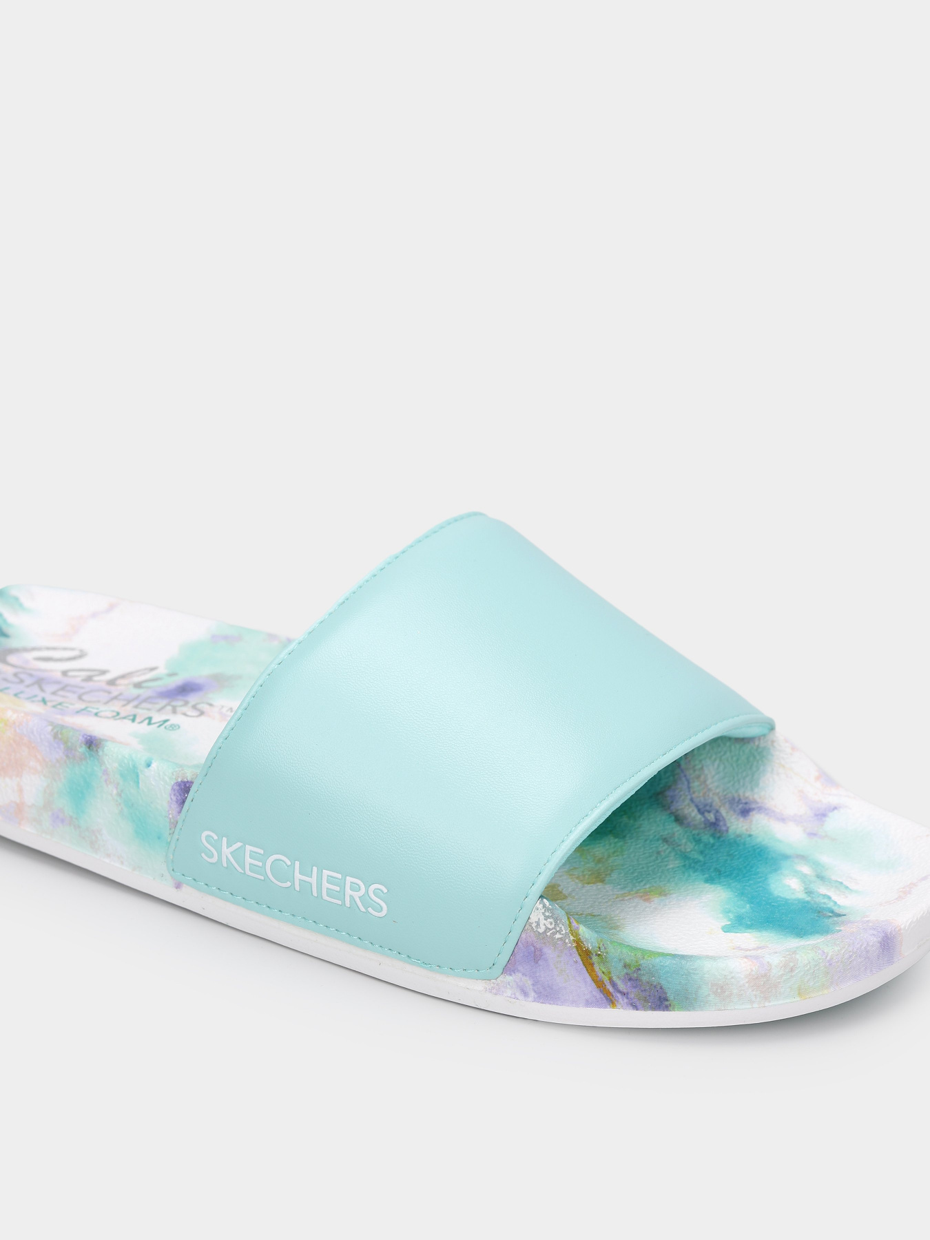 Шлепанцы Skechers Pop Ups - True Color модель 119344 AQUA Фото