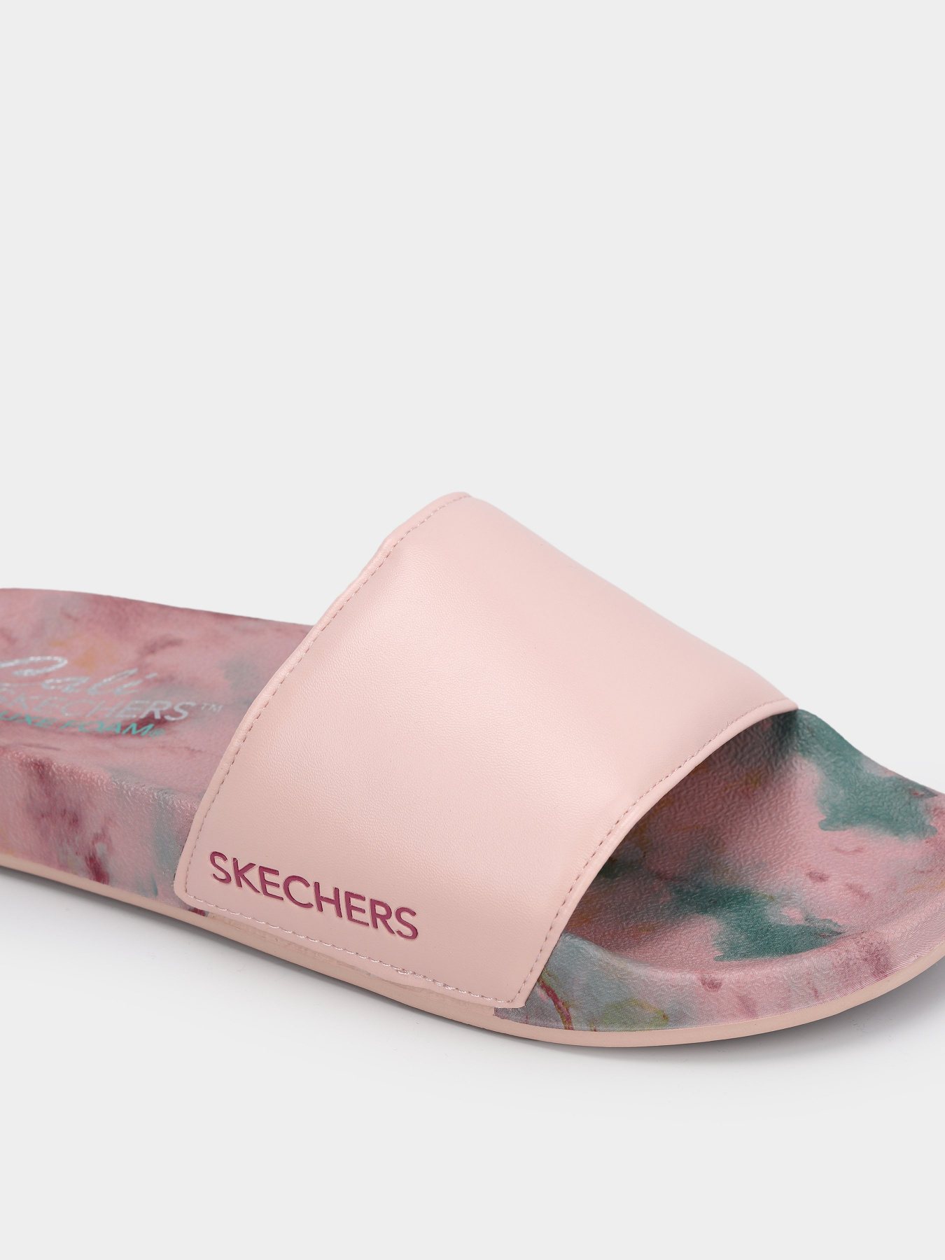 Шлепанцы Skechers Pop Ups - True Color модель 119344 ROS Фото
