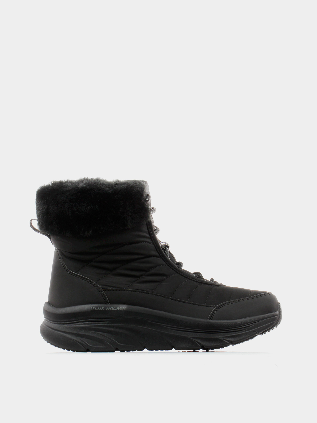 Сапоги дутики Skechers Relaxed Fit: D'Lux Walker - Winter Solstice модель 167388 BBK Фото