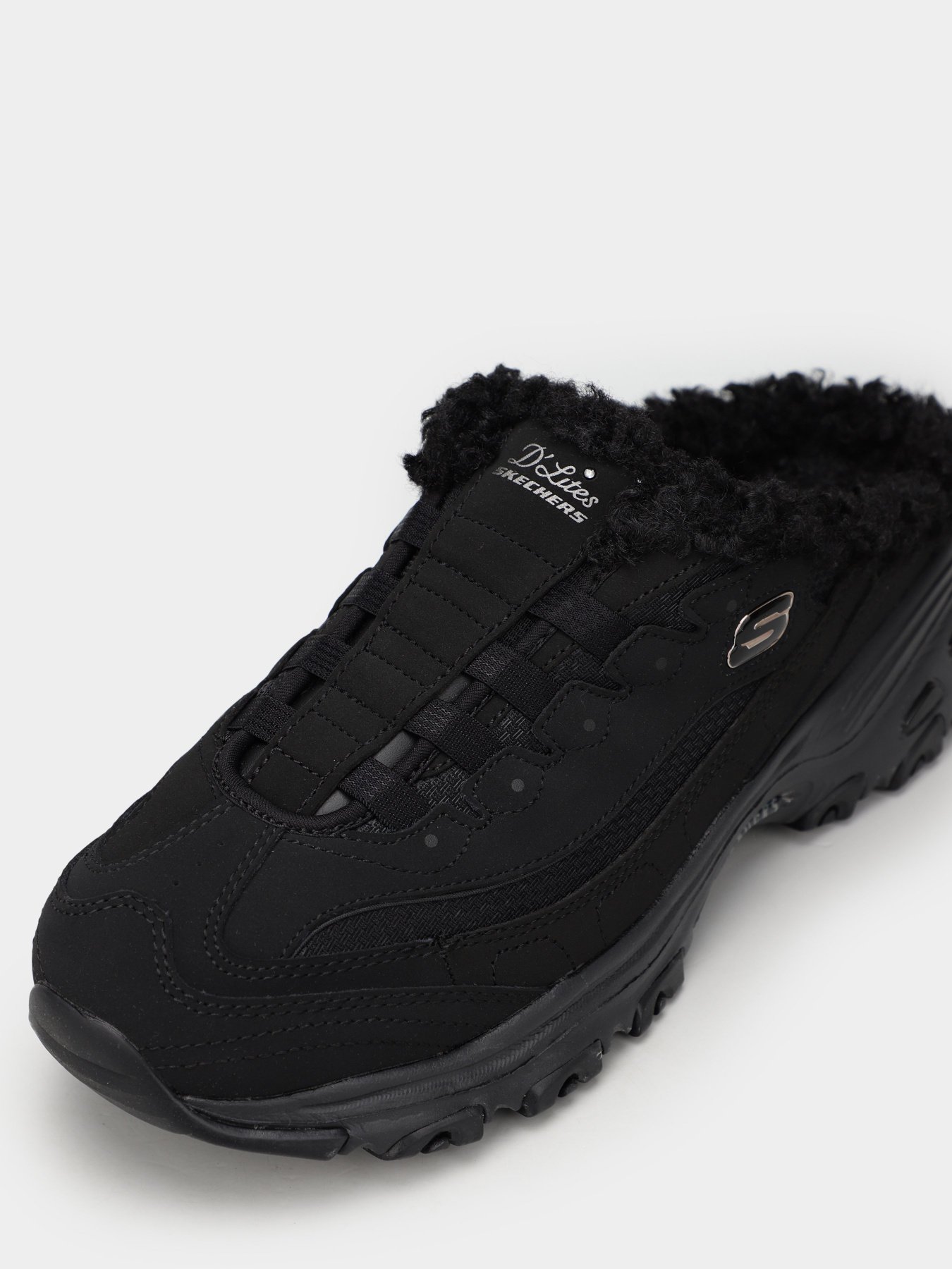 Тапки Skechers D'Lites Comfy Steps модель 149783 BBK Фото