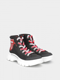 Кеды высокие Skechers Rolling Stones: Roadies Surge модель 177967 BKRD Фото