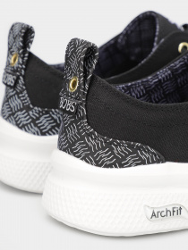 Кеды низкие Skechers BOBS Arch Fit Skipper – Snazzy Spin модель 114381 BLK Фото
