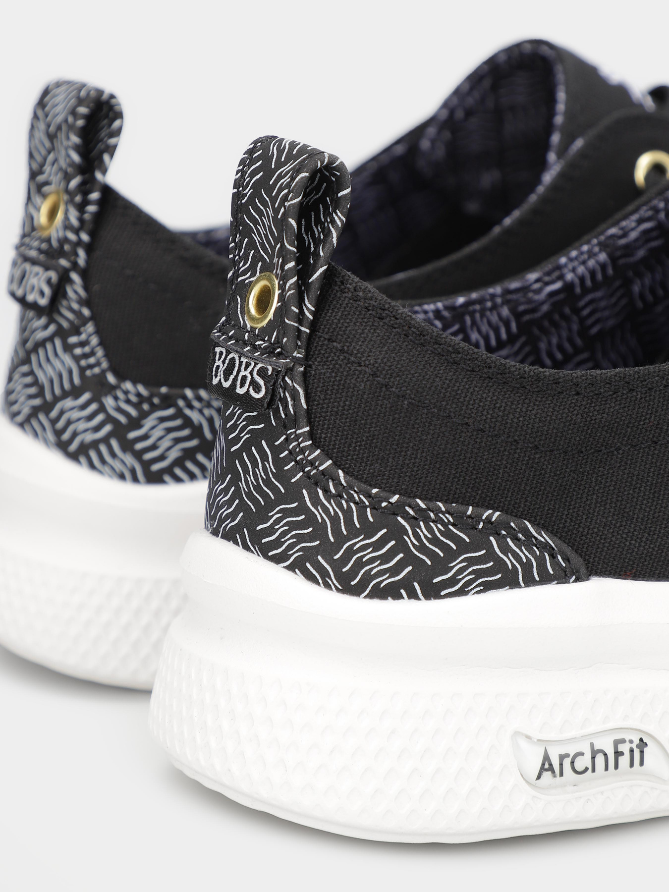 Кеди низькі Skechers BOBS Arch Fit Skipper – Snazzy Spin модель 114381 BLK Фото