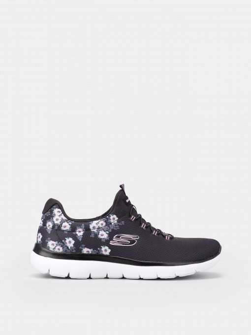 Кроссовки повседневные Skechers Summits - Perfect Blossom модель 149935 BKMT Фото