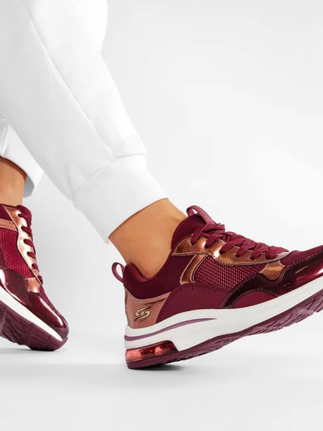 Кросівки Skechers BOBS SPORT Pulse Air модель 117012 BURG Фото