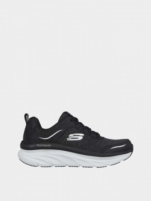 Кроссовки повседневные Skechers Relaxed Fit: D'Lux Walker - Cool Groove модель 149336 BKW Фото