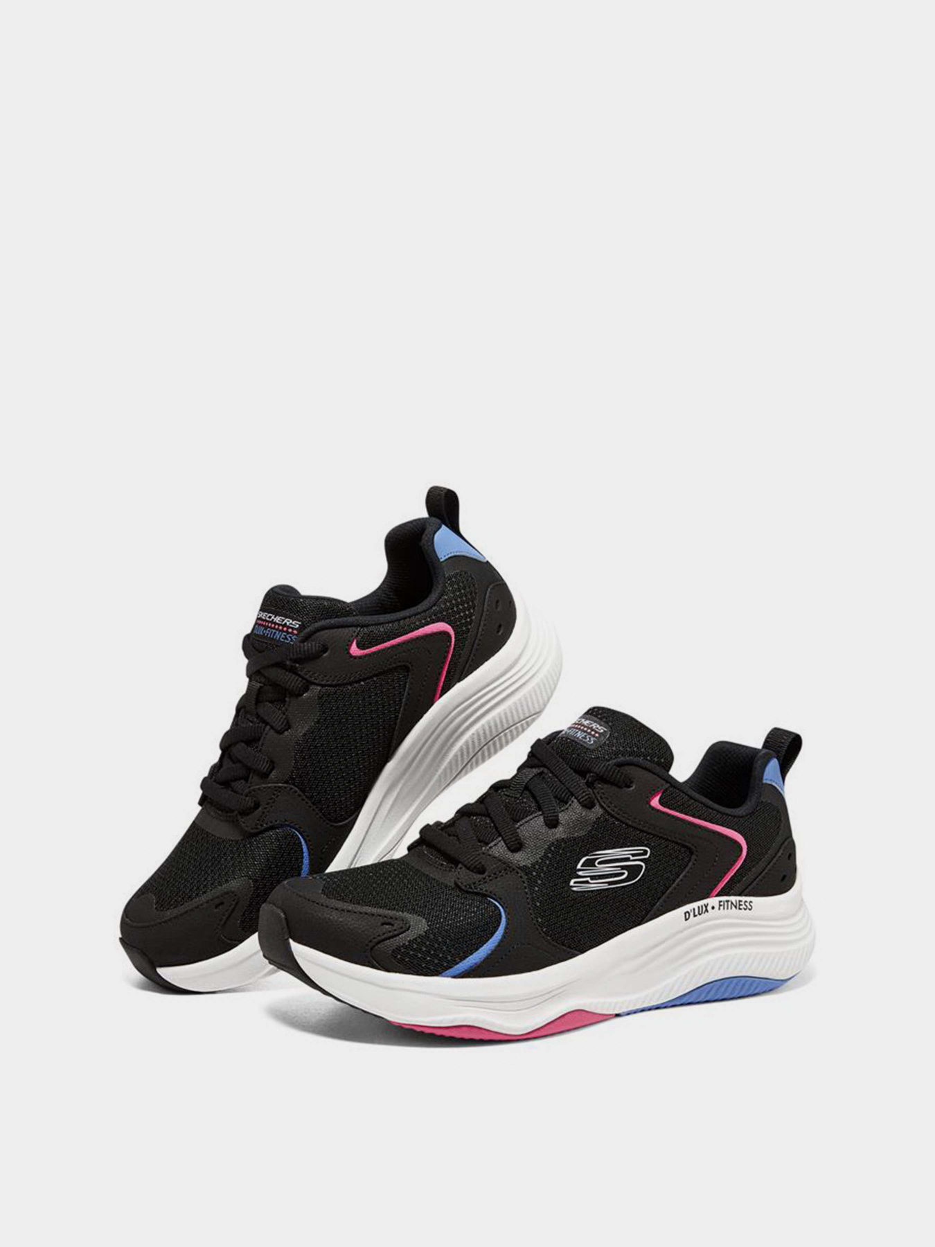 Кросівки повсякденні Skechers D'lux Fitness-Modest Flow модель 149847 BKMT Фото