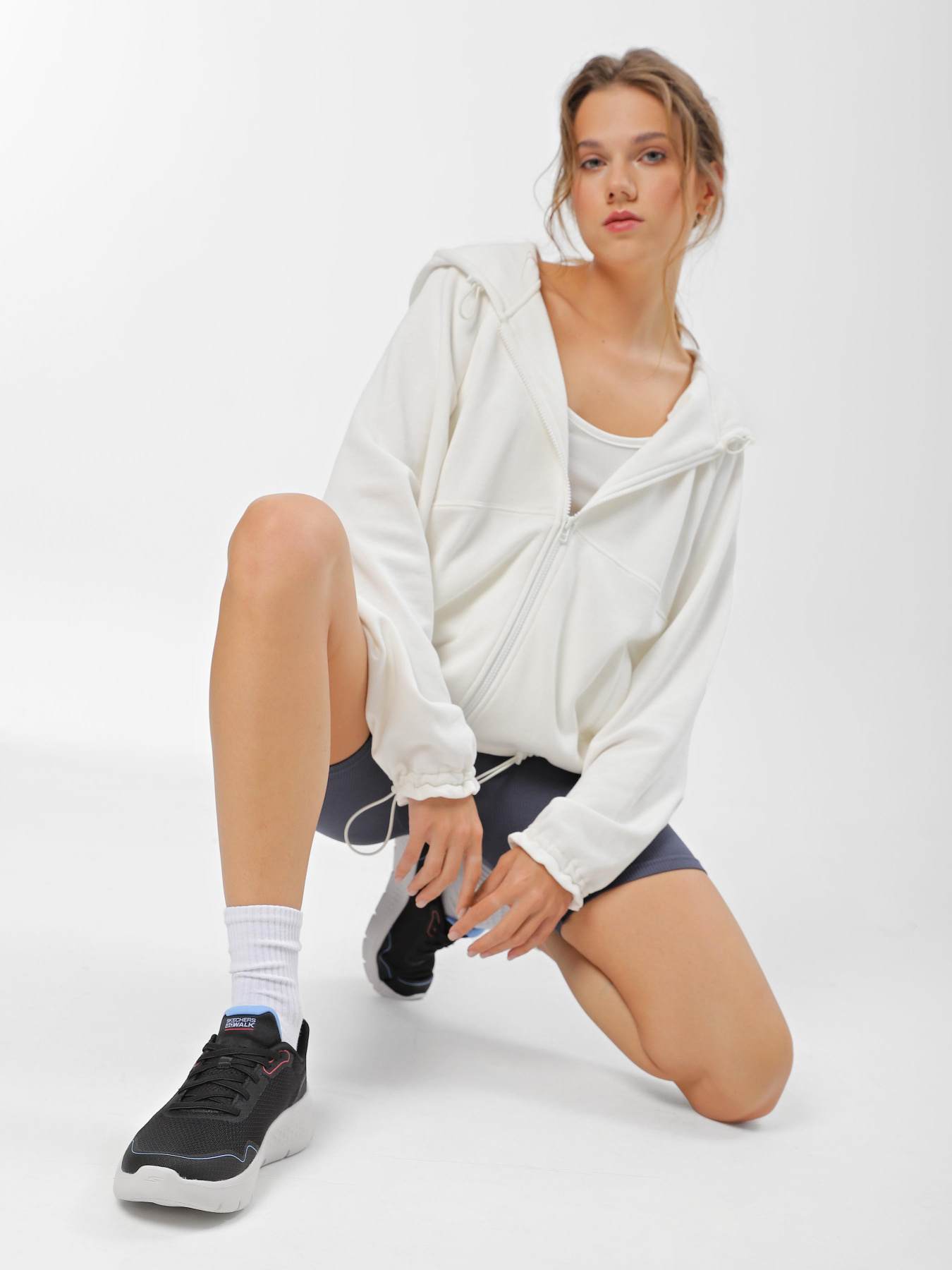 Кроссовки для спорта Skechers Go Walk Flex модель 124977 BKLB Фото