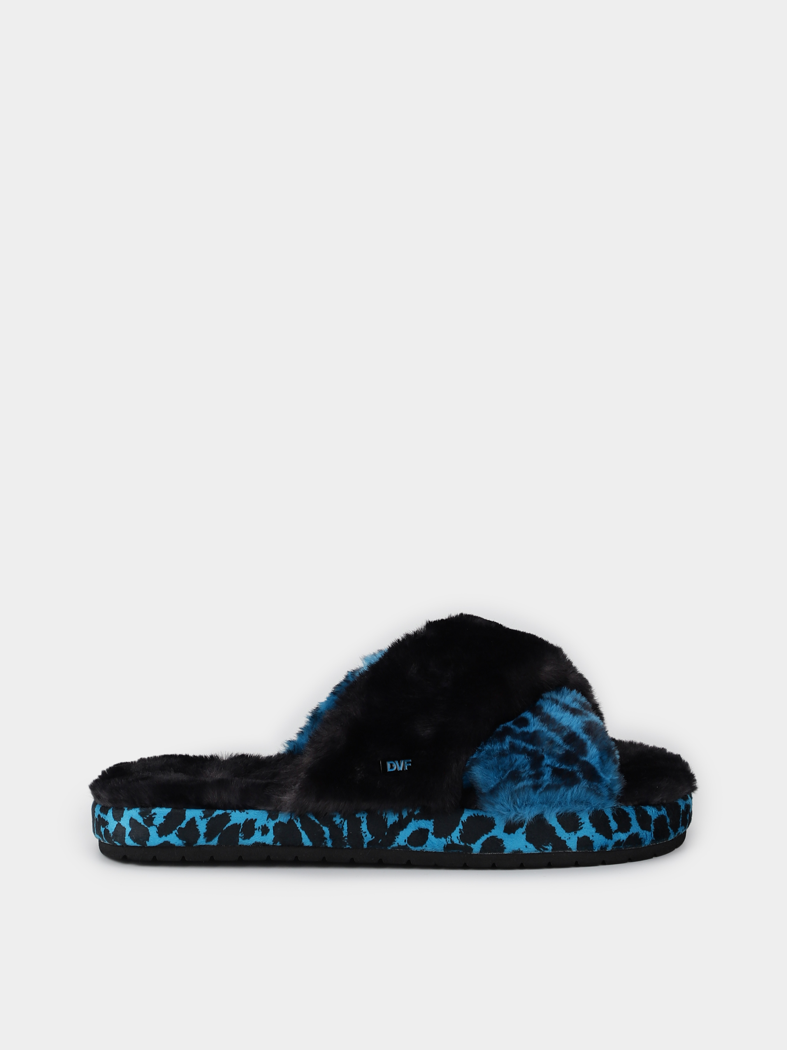Жіночі Капці Skechers Women's DVF: Cozy Slide - Stay All Day (KW8707) колір синій/чорний, матеріал текстиль Skechers - купити в Україні