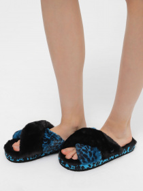 Тапки Skechers Women's DVF: Cozy Slide - Stay All Day модель 167670 BKTL Фото