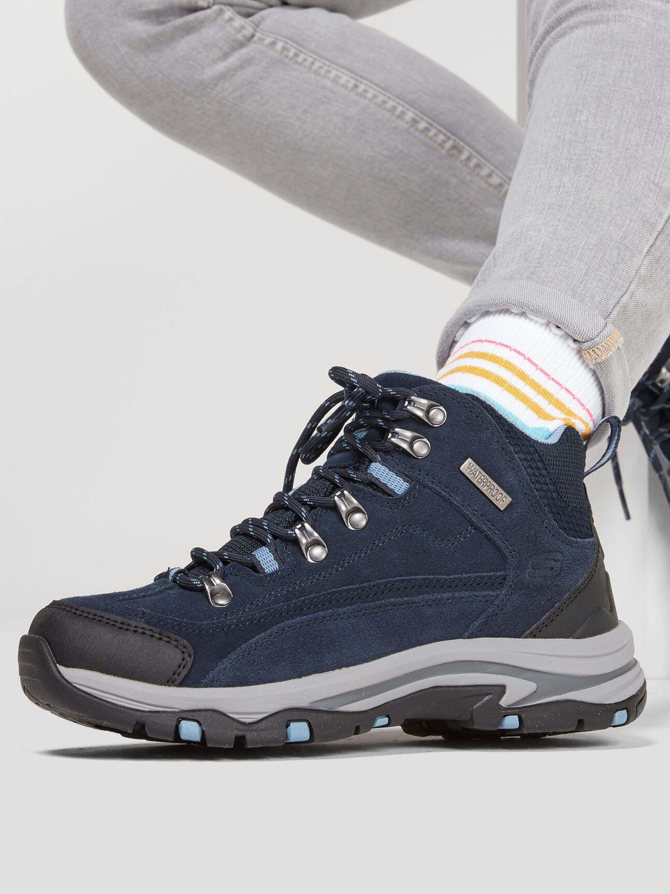 Тактические ботинки Skechers Relaxed Fit: Trego - Alpine Trail модель 167004 NVGY Фото