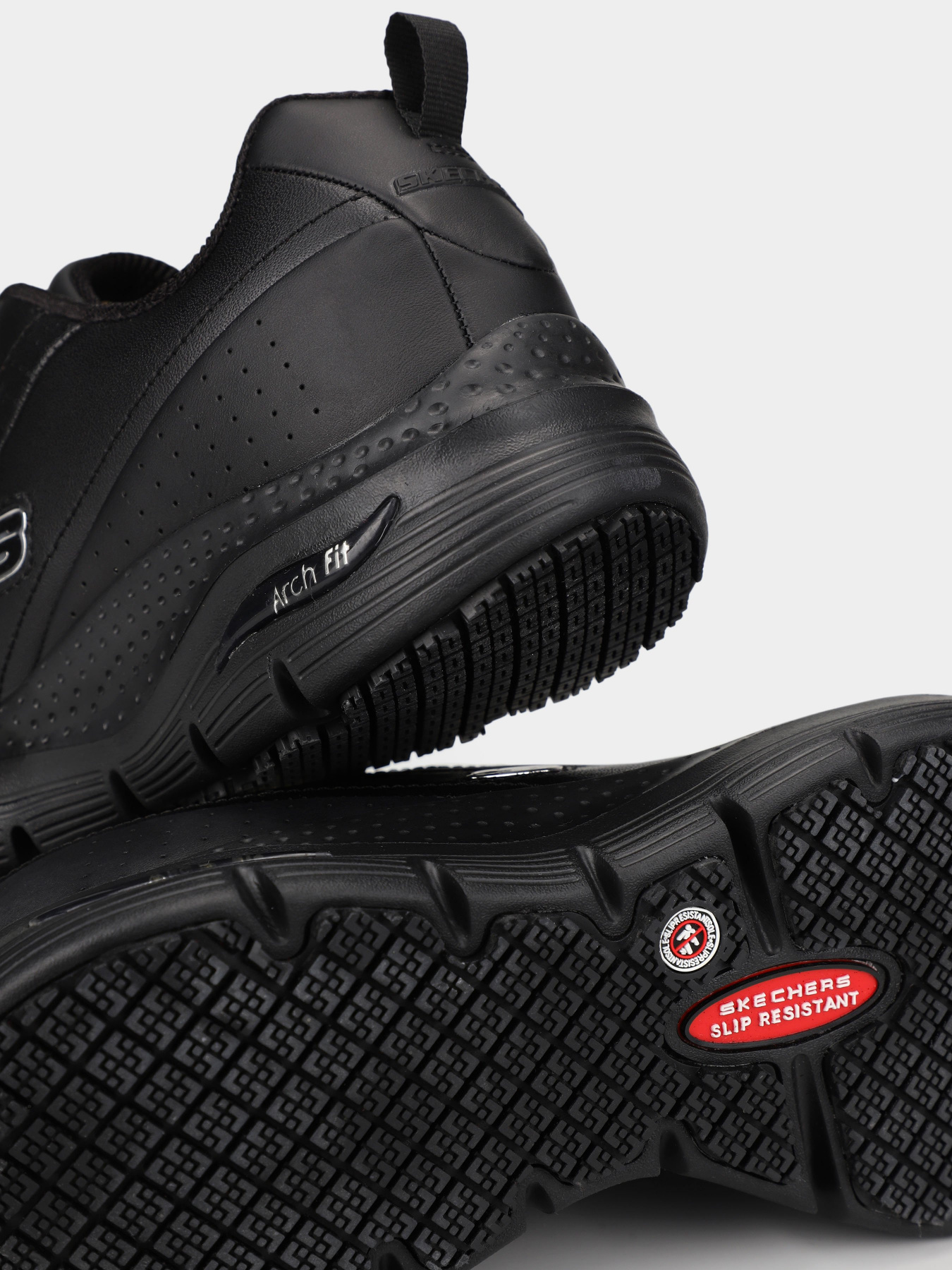Кроссовки повседневные Skechers Work: Arch Fit SR - Trickell II модель 108053W BLK Фото