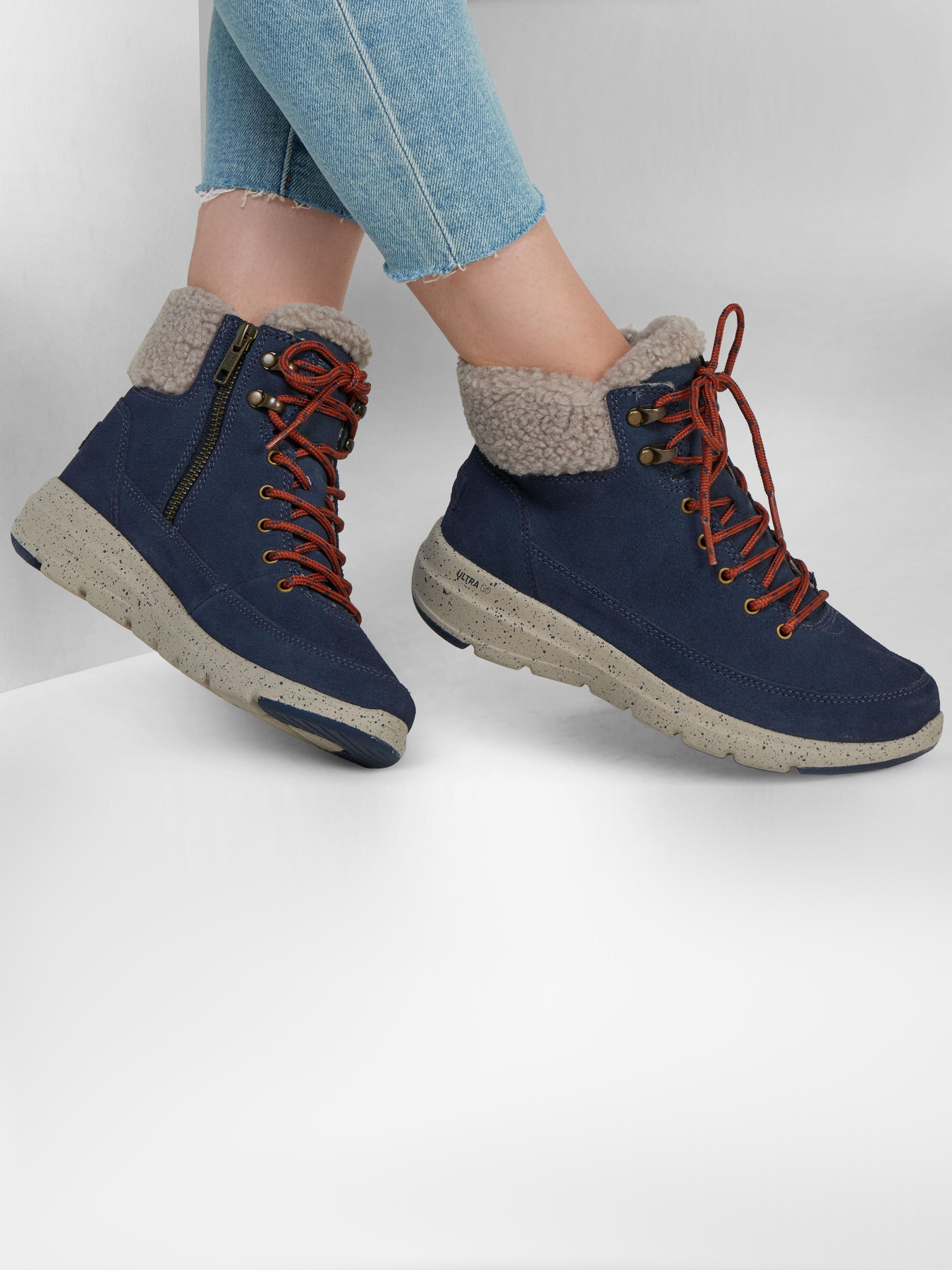 Черевики Skechers On-the-GO Glacial Ultra - Woodsy модель 144175 NVY Фото