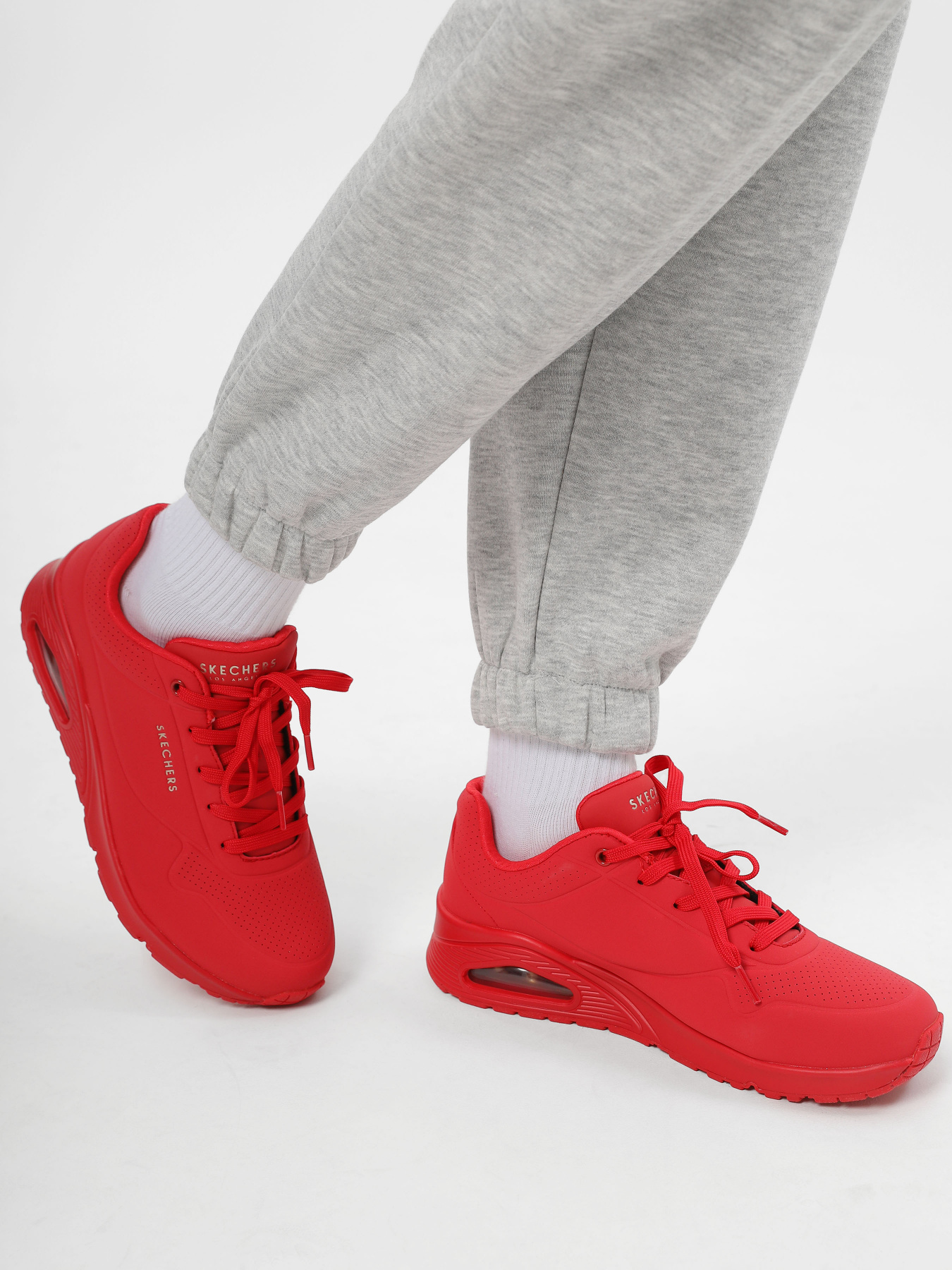 Кросівки повсякденні Skechers Uno Stand on Air модель 73690W RED Фото