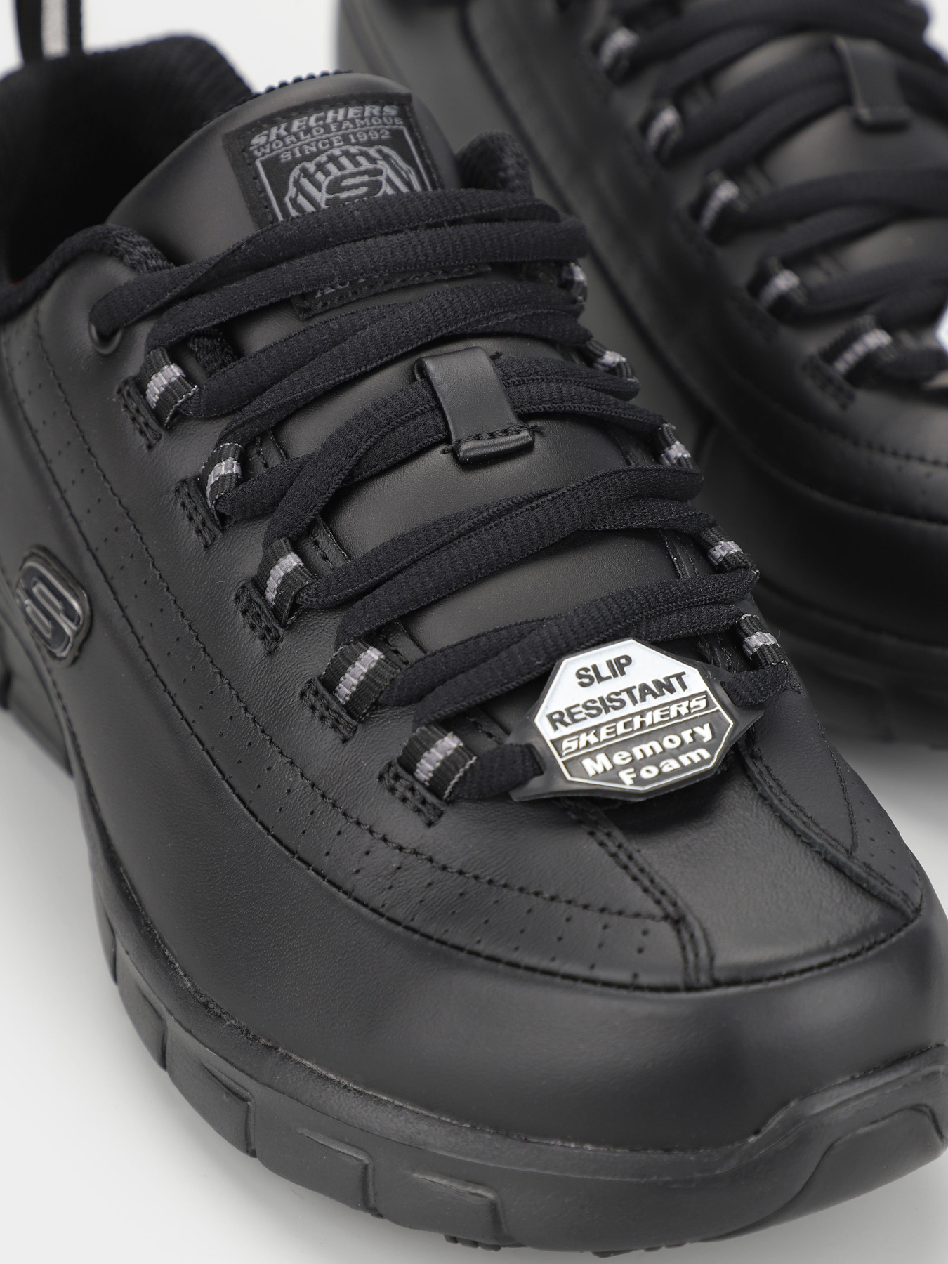 Кроссовки Skechers Work Relaxed Fit: Sure Track - Trickel модель 76550EW BLK Фото