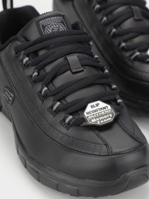 Кроссовки повседневные Skechers Work Relaxed Fit: Sure Track - Trickel модель 76550EW BLK Фото