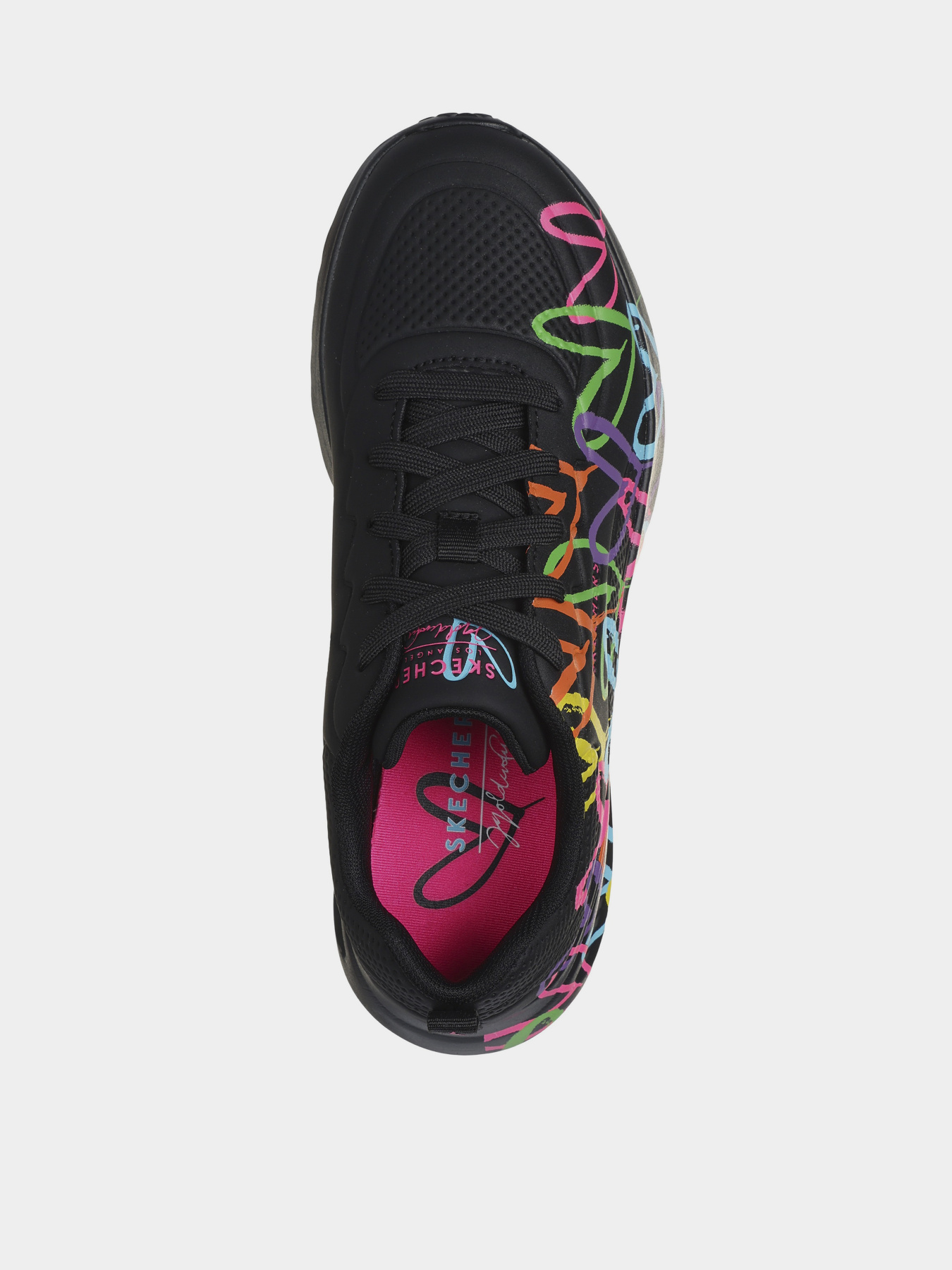 Кроссовки повседневные Skechers JGoldcrown: Uno Lite - Heart of Hearts модель 177977 BKMT Фото