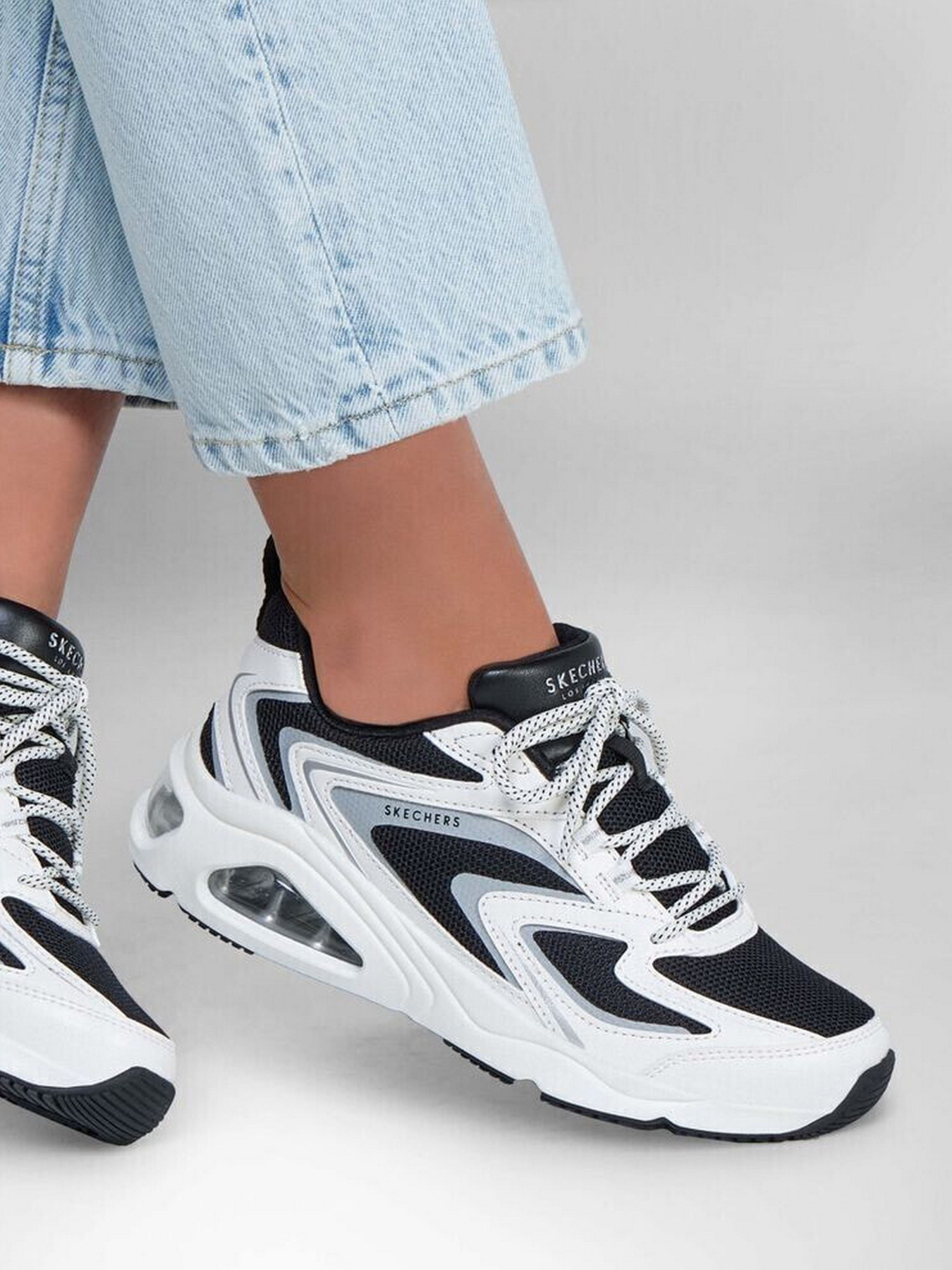 Кроссовки Skechers Skechers Street Tres-Air Uno - Fl-Air модель 177424 WBK Фото