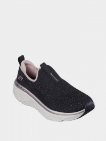 Слипоны Skechers Relaxed Fit: D'Lux Walker 2.0 - Sparkle Forever модель 150098 BKRG Фото