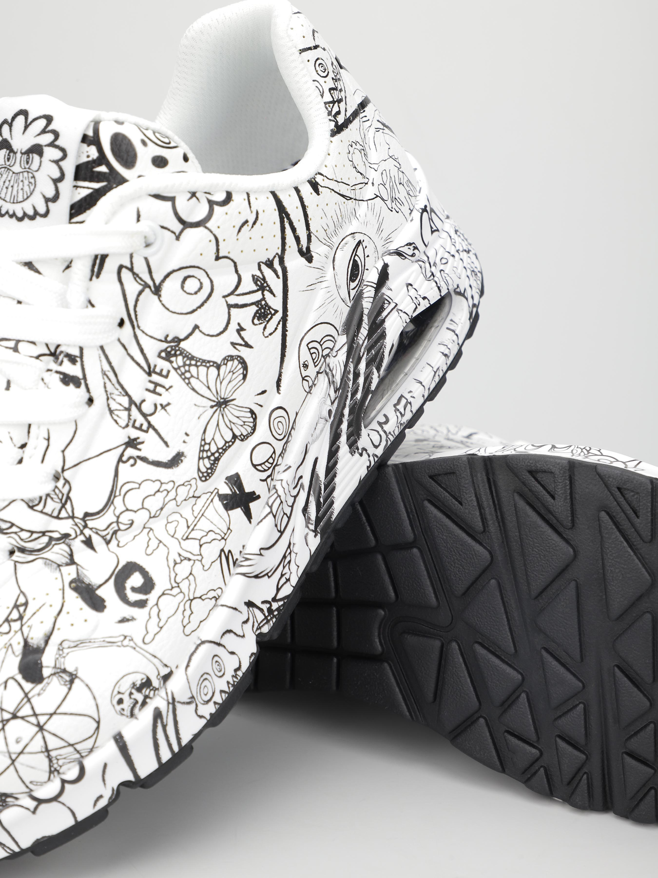 Кроссовки Skechers Vexx: Uno - Process Sketch модель 177972 WBK Фото