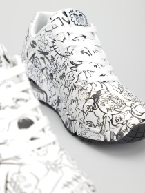 Кроссовки повседневные Skechers Vexx: Uno - Process Sketch модель 177972 WBK Фото