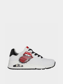 Кроссовки Skechers Rolling Stones: Uno - Rolling Stones Single модель 177965 WBK Фото