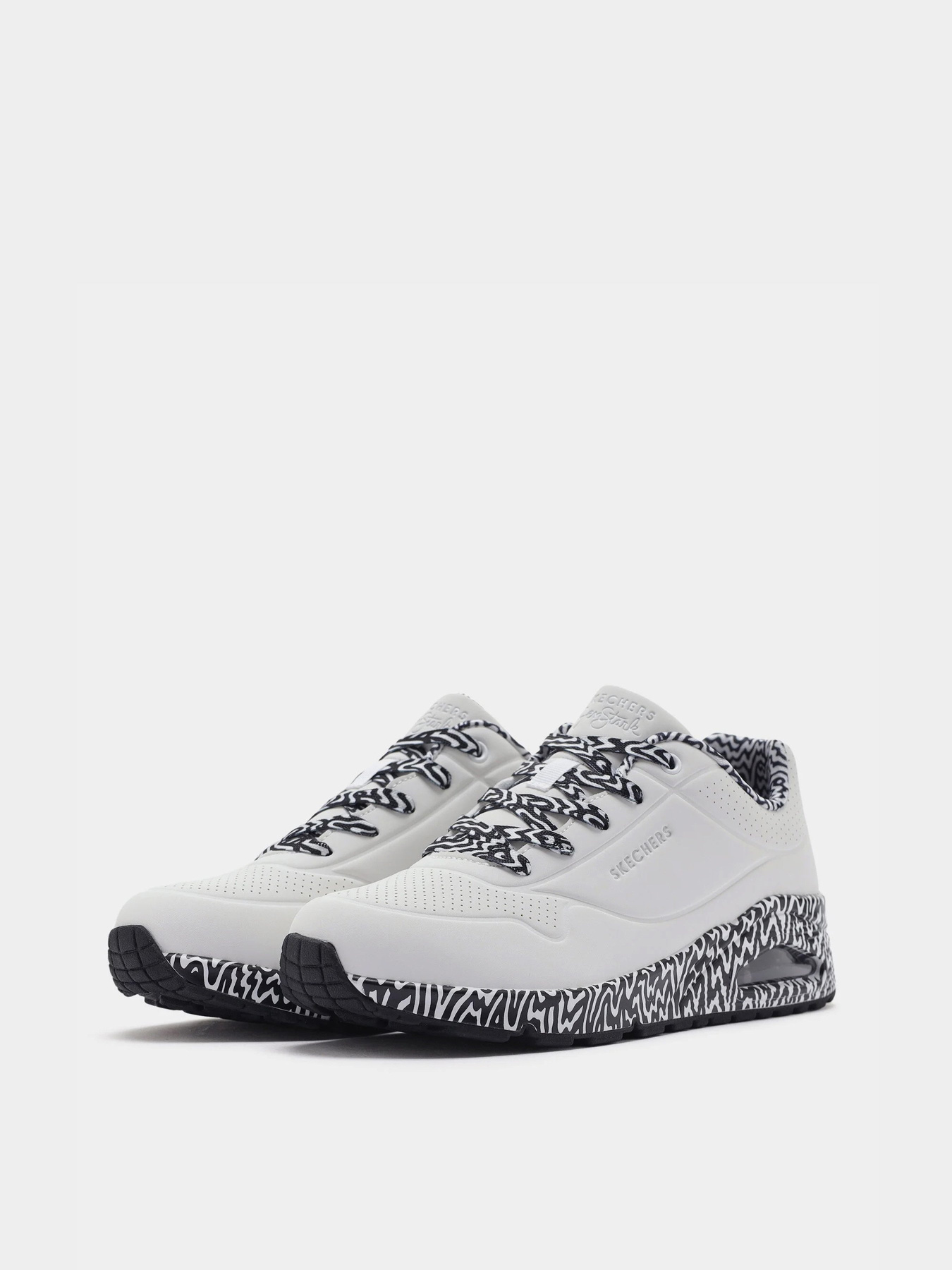 Кроссовки повседневные Skechers Jen Stark: Uno - Mini Drip модель 177959 WBK Кроссовки повседневные Skechers Jen Stark: Uno - Mini Drip модель 177959 WBK Фото