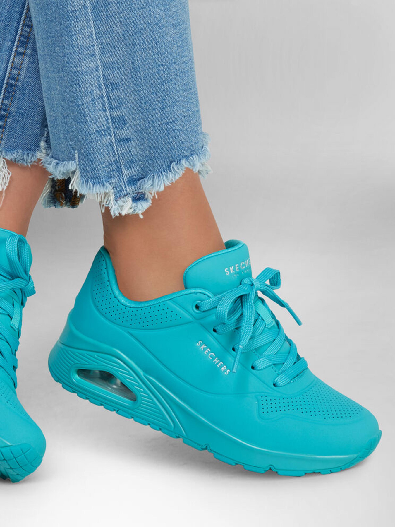 Кроссовки Skechers Uno - Stand on Air модель 73690 TURQ Фото