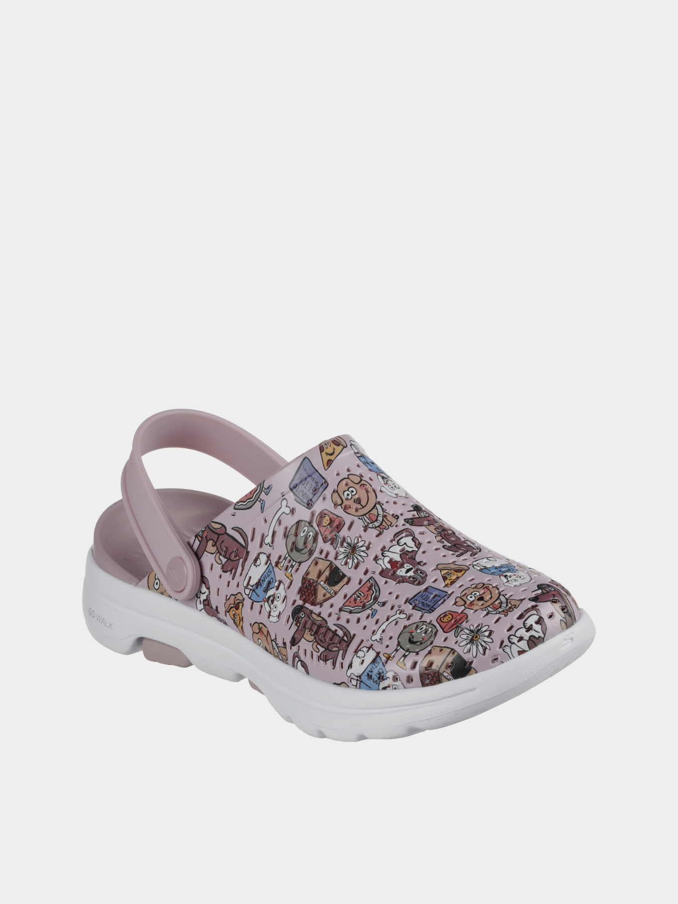 Сабо Skechers Foamies: GO Walk 5 - Pup Life модель 111013 LAV Сабо Skechers Foamies: GO Walk 5 - Pup Life модель 111013 LAV Фото