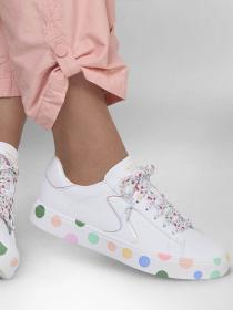 Кеды низкие Skechers Eden LX - Soft Spots модель 185143 WMLT Фото