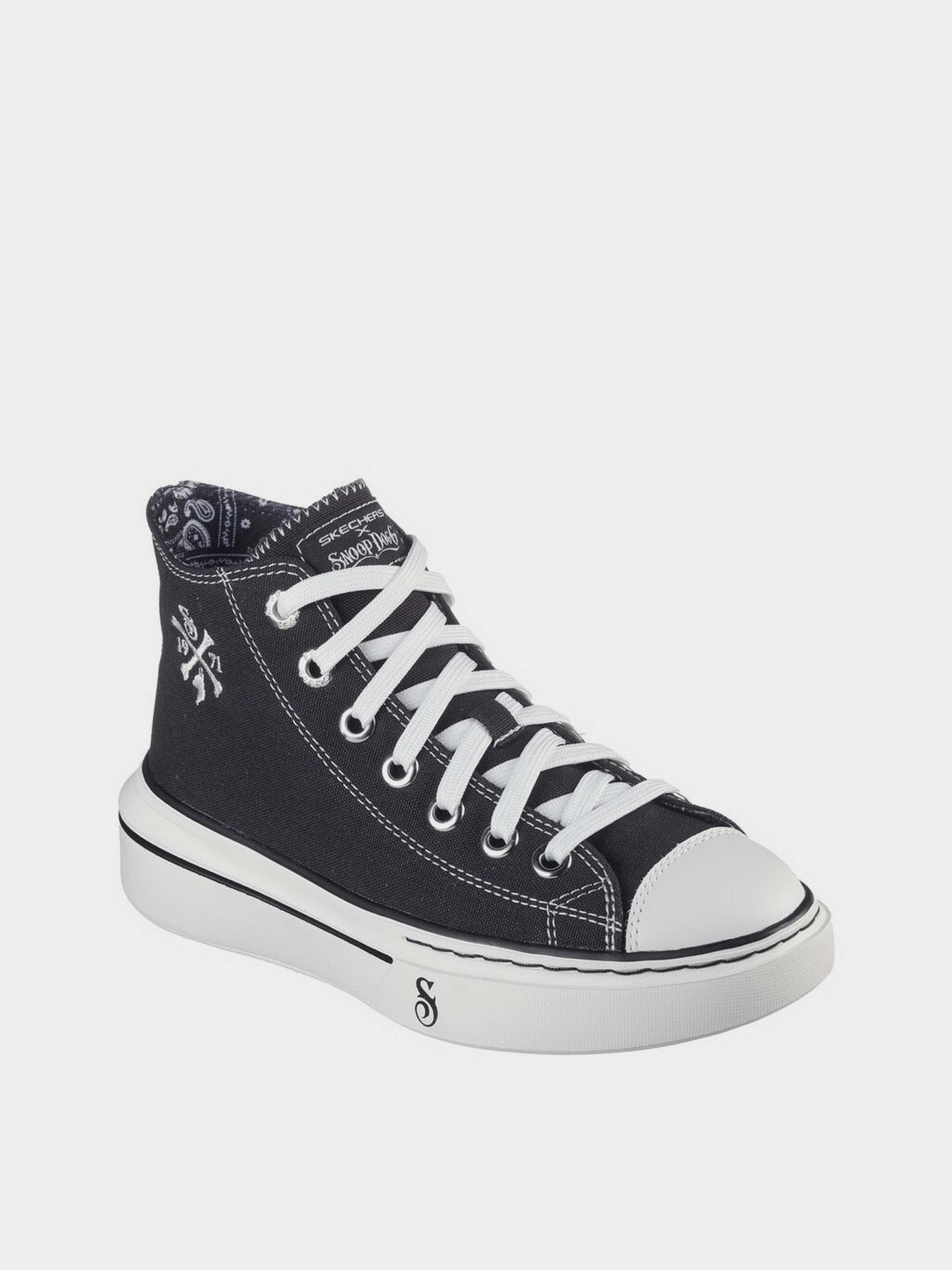 Кеди високі Skechers Snoop One модель 186030 BLK Фото