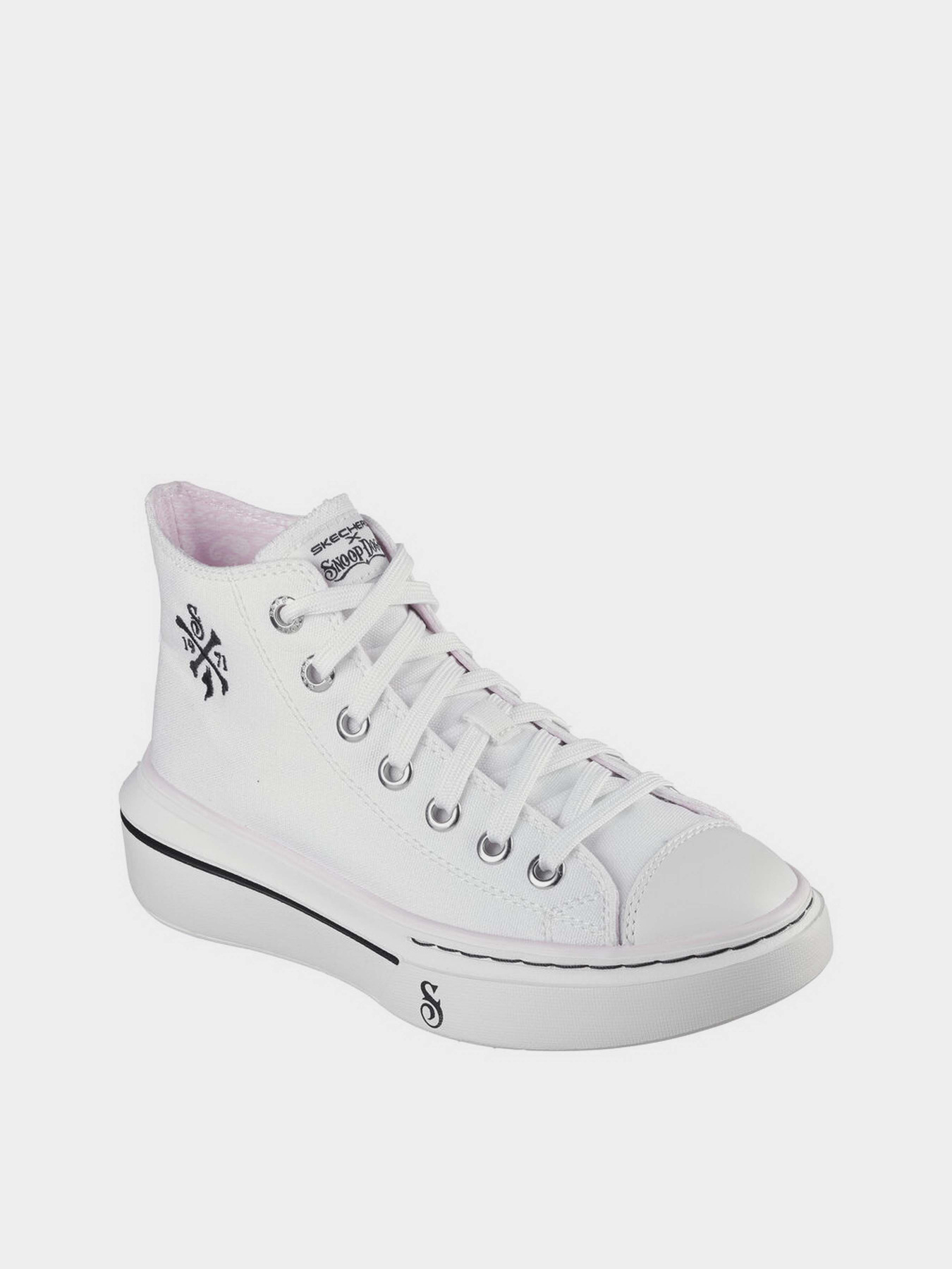 Кеды высокие Skechers Snoop One модель 186030 WHT Фото