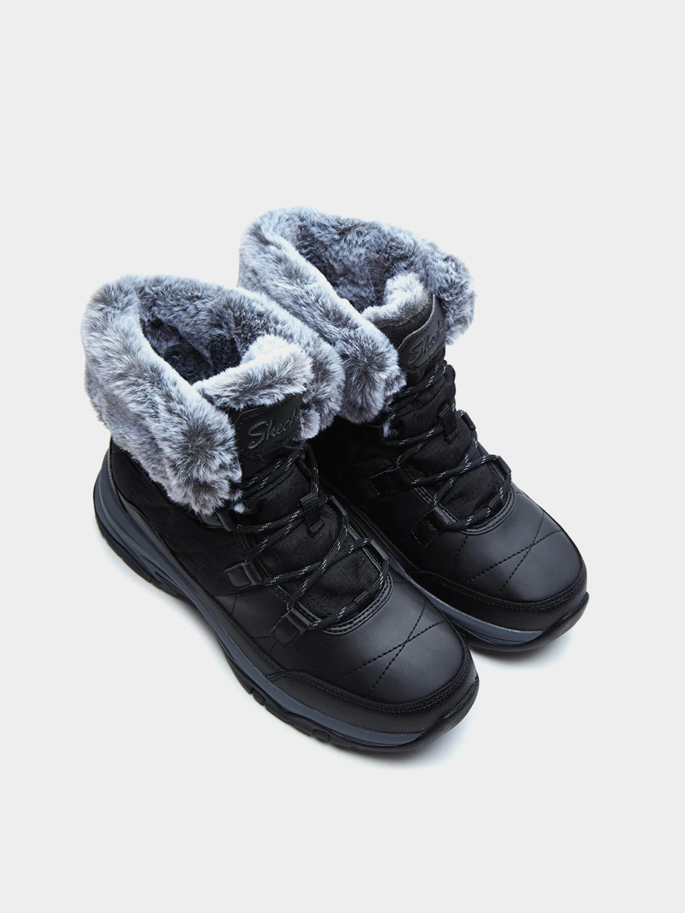 Ботинки Skechers Relaxed Fit: Trego - Winter Feelings модель 167431 BLK Фото