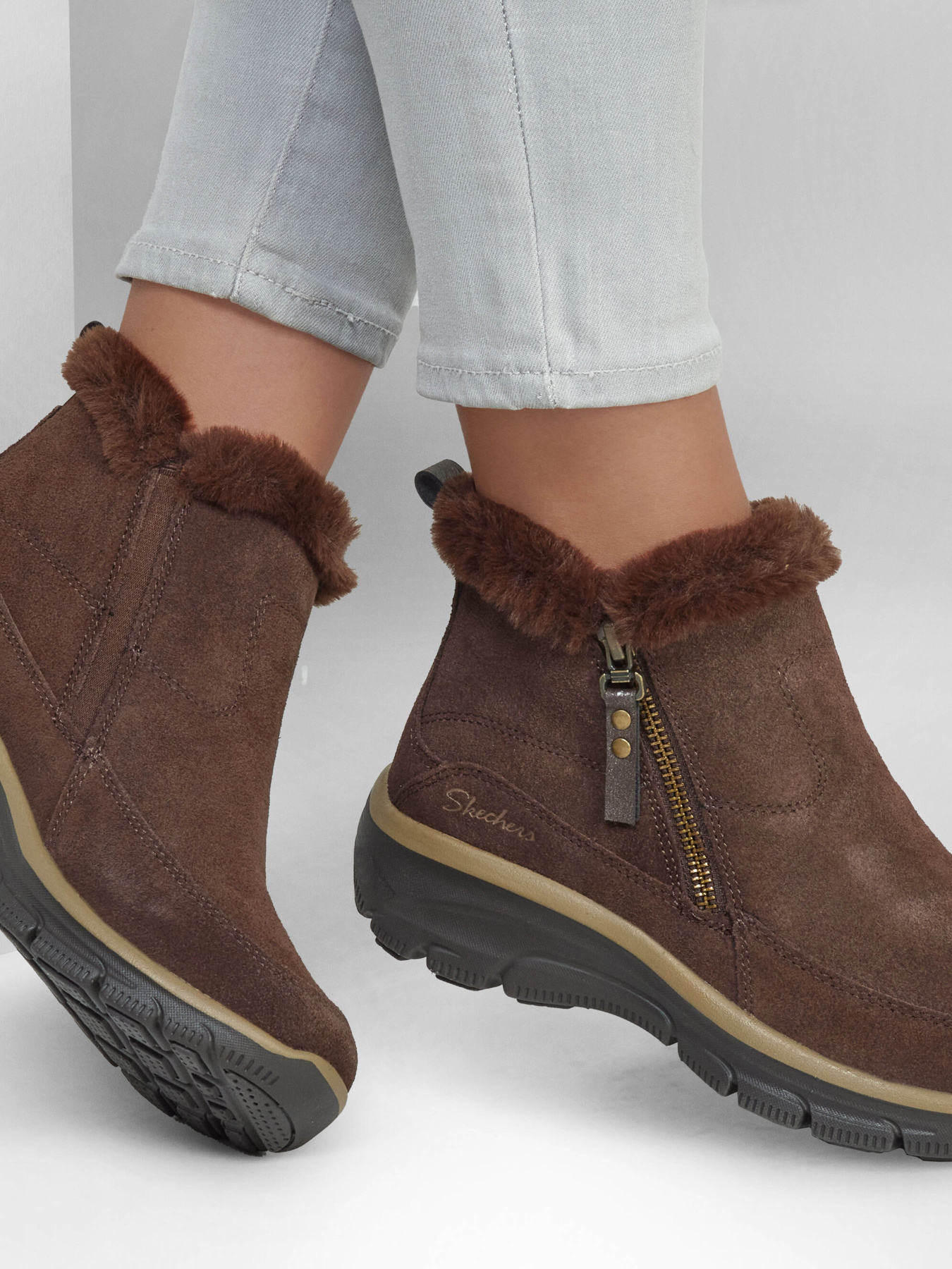 Черевики Skechers Relaxed Fit: Easy Going - Cool Zip! модель 167862 CHOC Фото