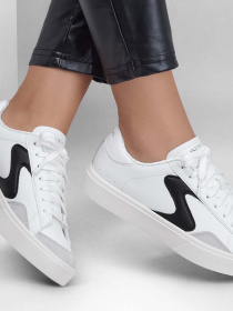 Кеди низькі Skechers EDEN LX модель 185190 WBK Фото